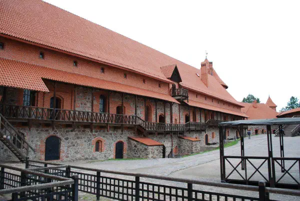 Inside Trakai castle museum