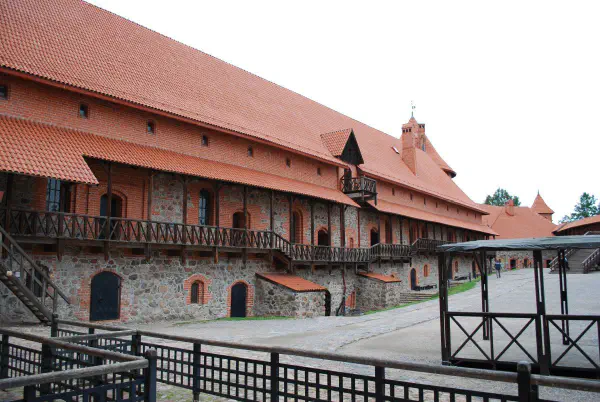Inside Trakai castle museum