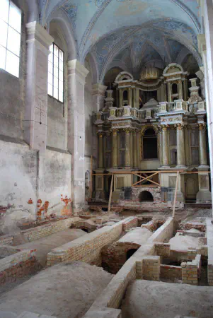 The interior (and exterior) is being restored