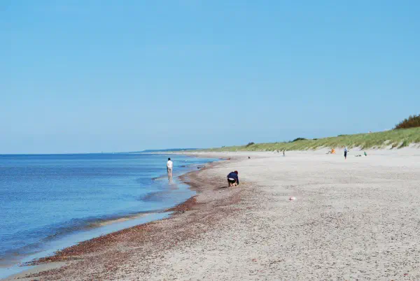 It was pretty chilly but some (local?) people went in