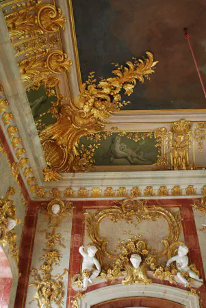 Extravagant interior of Rundale palace