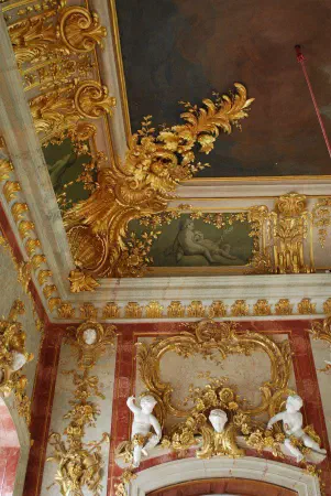 Extravagant interior of Rundale palace