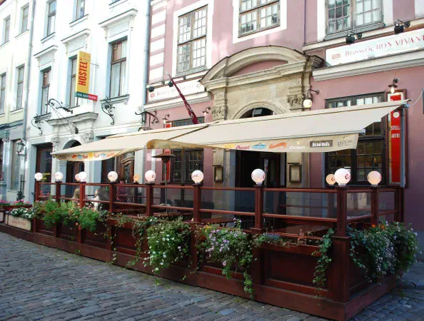 A Belgium pub in Riga...