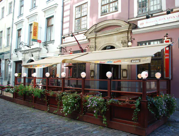 A Belgium pub in Riga...