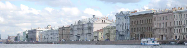 View from the river Neva