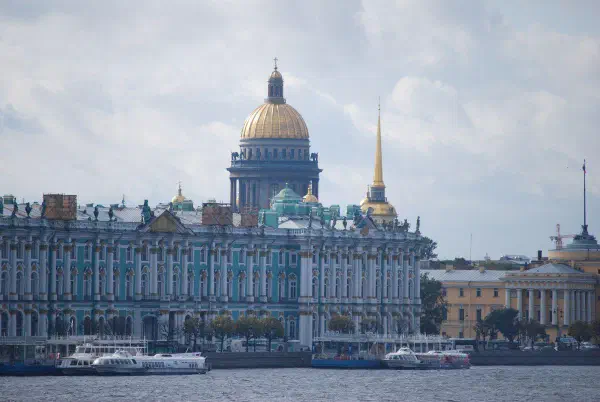 Hermitage Museum with St. Isaac