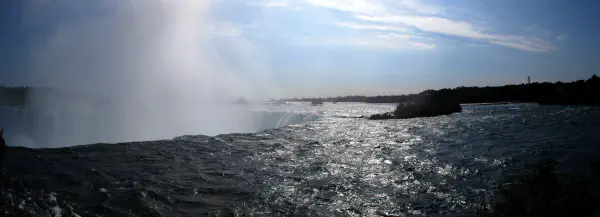 Niagara Falls (the Horseshoe Falls) as seen from the Canadian side