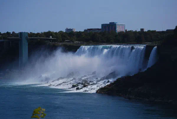American Falls and Bridal Veil Falls seen from Canada