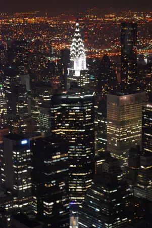 The Chrysler Building seen from the Empire State Building