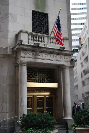New York Stock Exchange on Wall Street