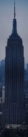 The Empire State Building seen from the Top of the Rock