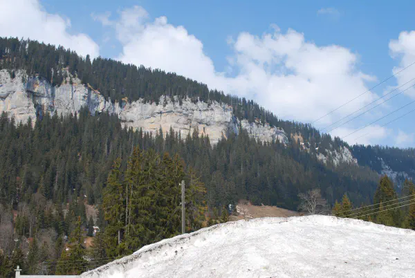 View of the rock face near B&ouml;deli