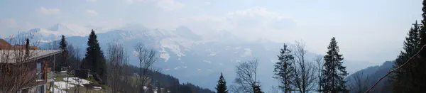 Panoramic view of Morgenberghorn