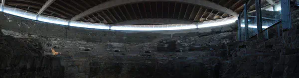 Inside the dome