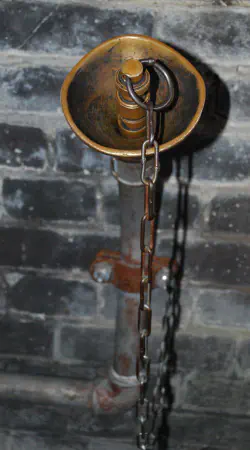 Speaking trumpets were used to communicate all over the fort