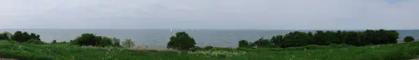 Panoramic view of the IJmeer