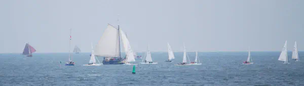 Lots of activity on the IJmeer