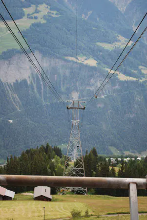 After we finished our hike around mount Eggishorn and alongside the Aletsch glacier we took the gondola lift down from Moosfluh to Riederalp. From there we took the gondola down to M&ouml;rel to get the train back to Fiesch where we parked our car.