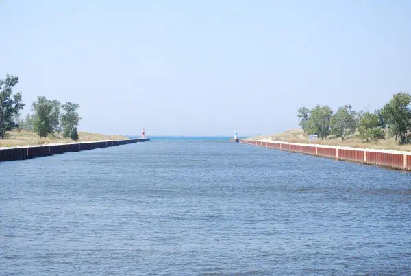 It was far too windy to head up Lake Michigan