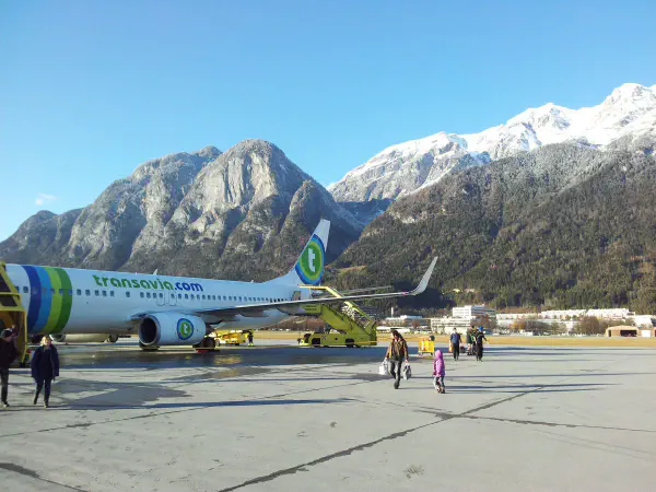 A brake had to be replaced before takeoff and we made a very rough landing. The steward was joking that it was a Boeing type landing.