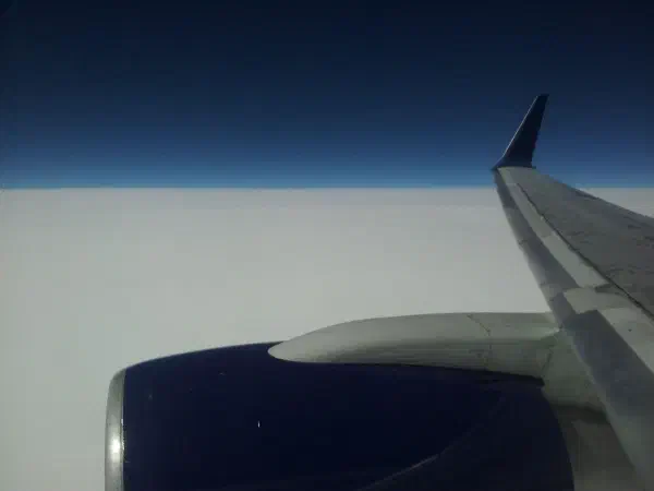 ...with a nice layer of clouds...