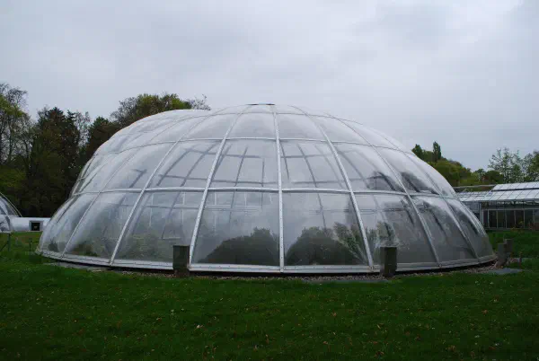 Glasshouses of the botanical gardens in Z&uuml;rich