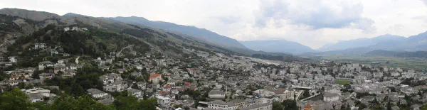View atop Castle of Gjirokastra