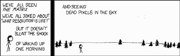 I see dead pixels
