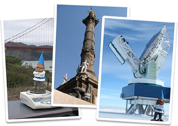 Garden Gnome Tests Earth's Gravity