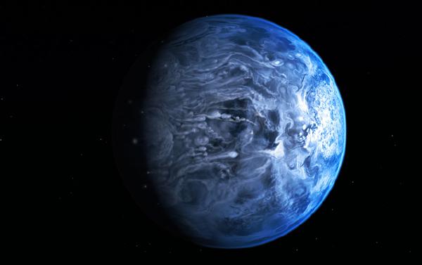 A Blue Alien World